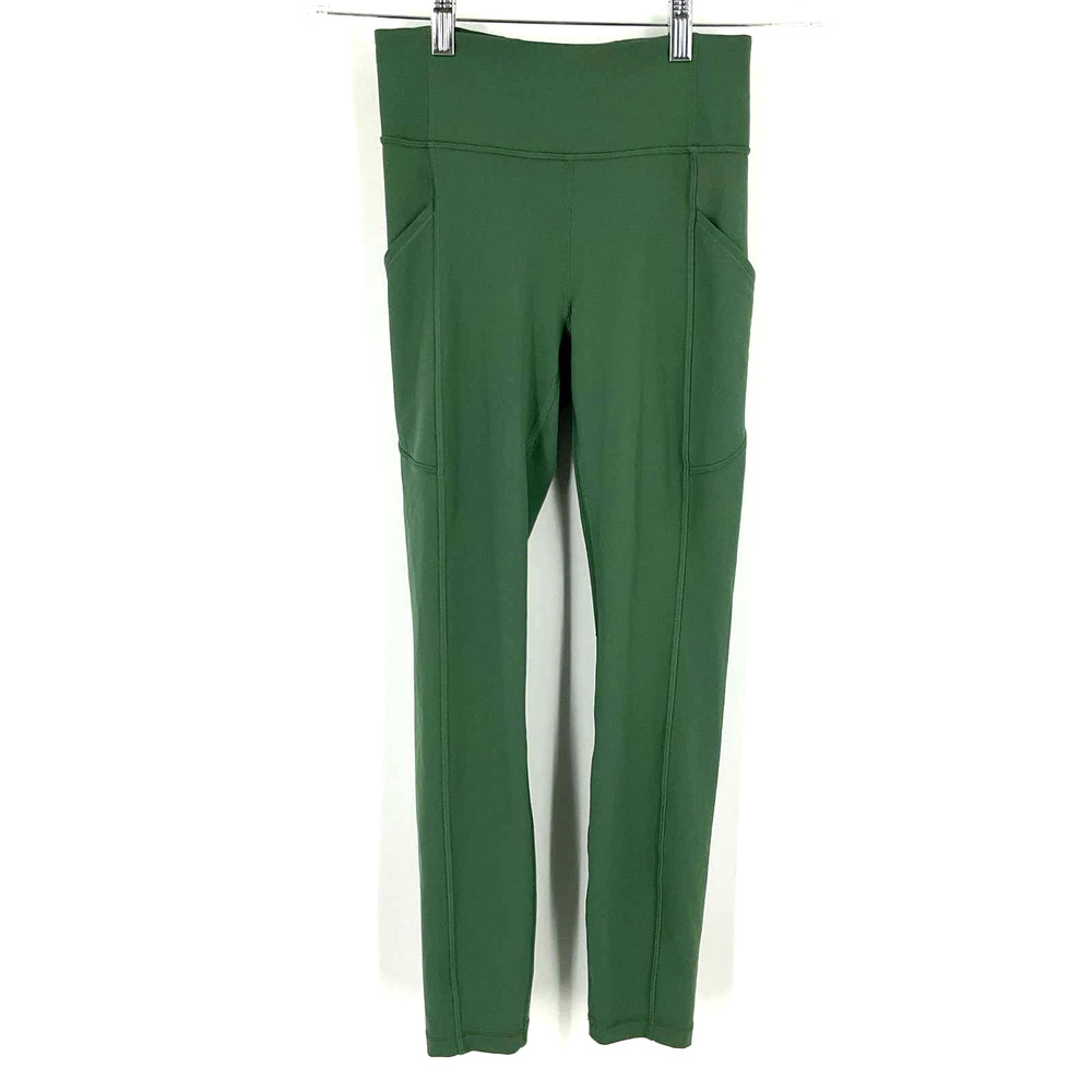 Lululemon Invigorate HR Tight‎ 25" Algae Green Size 4